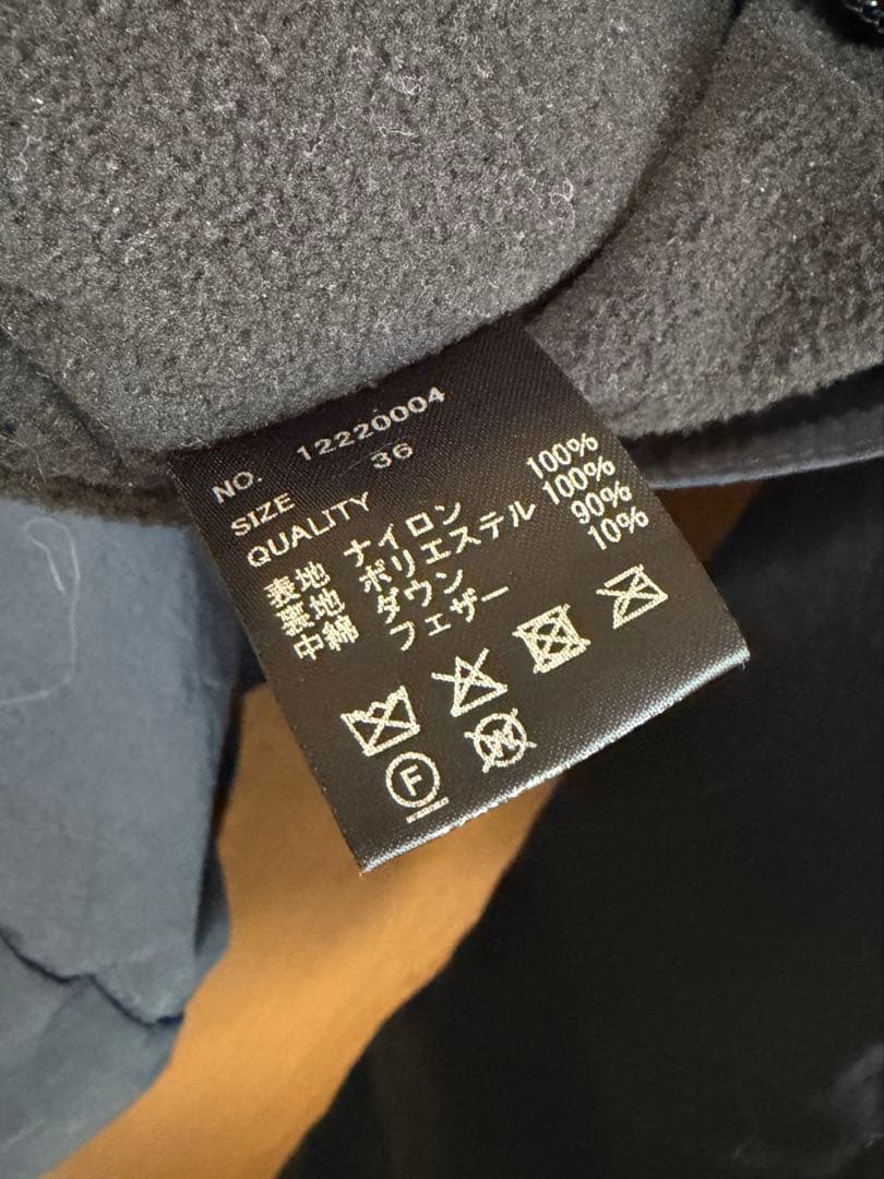 TODAYFUL ダウンコート 36 ブラック 2025年物