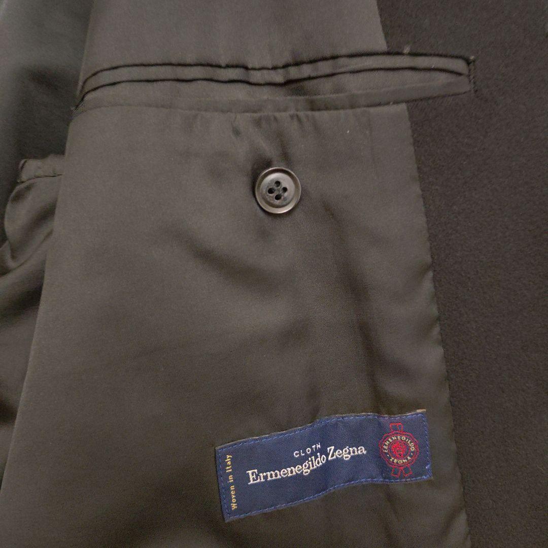 Zegna ゼニア　カシミヤ100％　チェスターロングコート濃紺