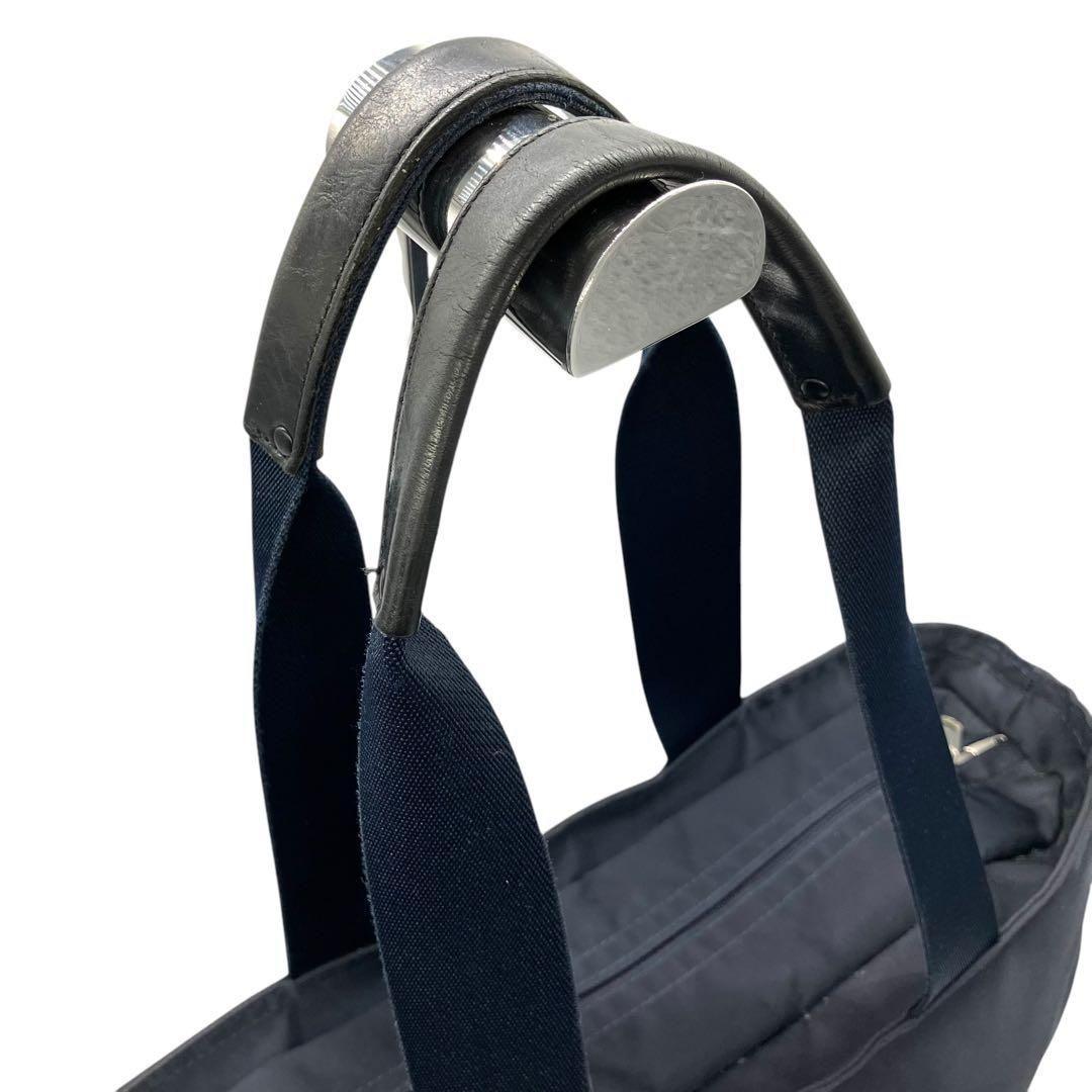 良品 1986 PORTER LIFT トートバッグ ナイロン レザー A4 紺