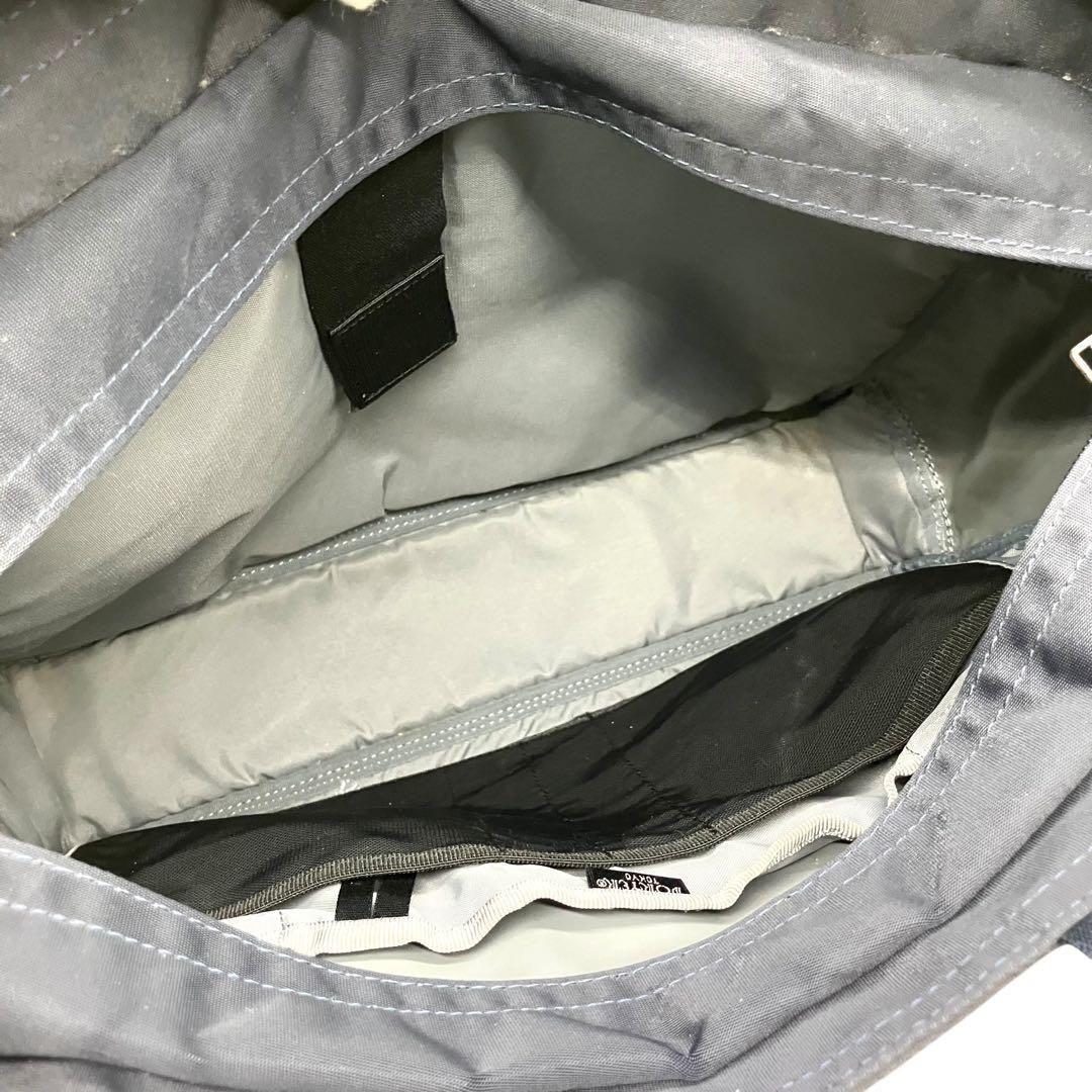 良品 1986 PORTER LIFT トートバッグ ナイロン レザー A4 紺