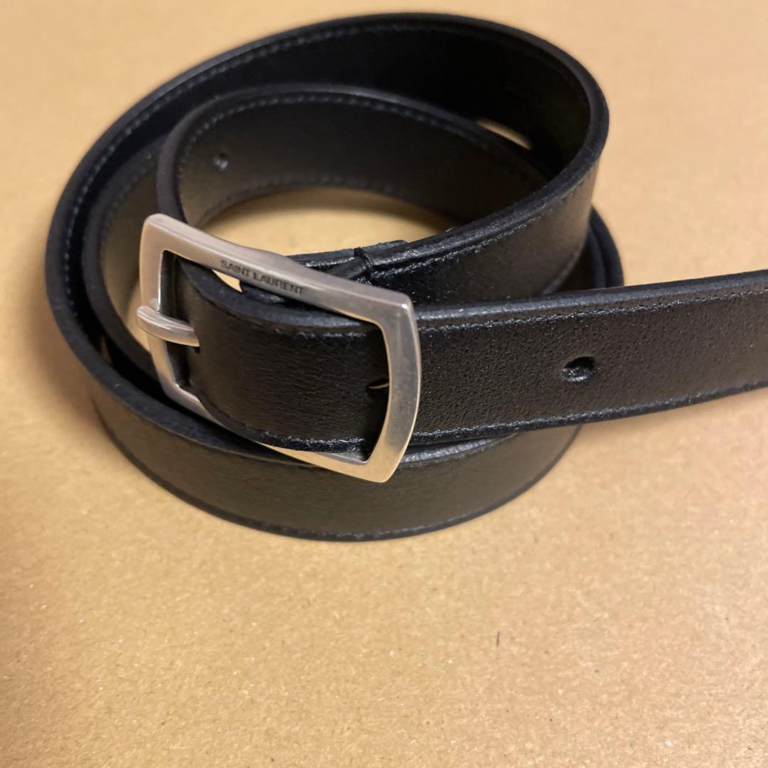 小物 SAINT LAURENT leather belt size 75
