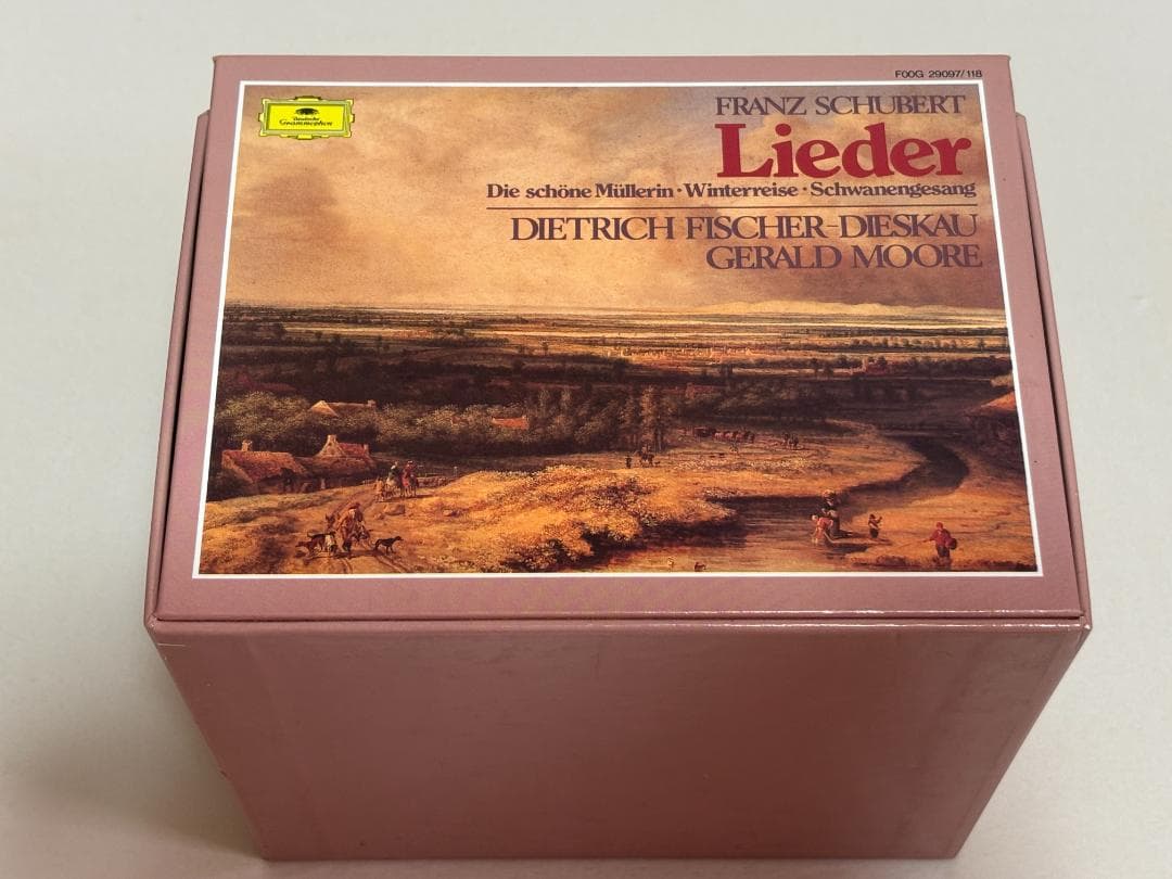 ２２CDBOX◇シューベルト：歌曲大全集　ディースカウ & ムーア 日本語　DM