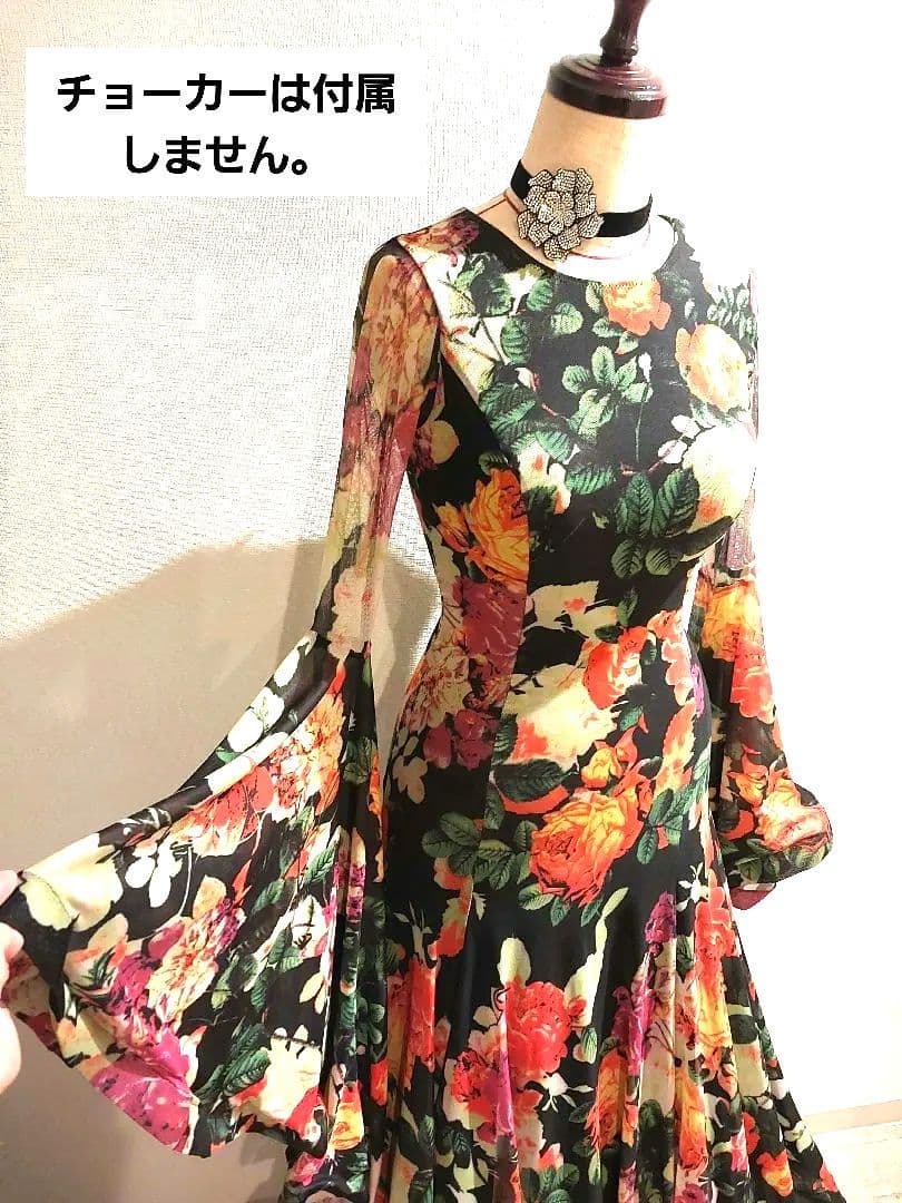 社交ダンス　Gentil　ジャンティ　美品 スタンダードドレス　社交ダンス衣装