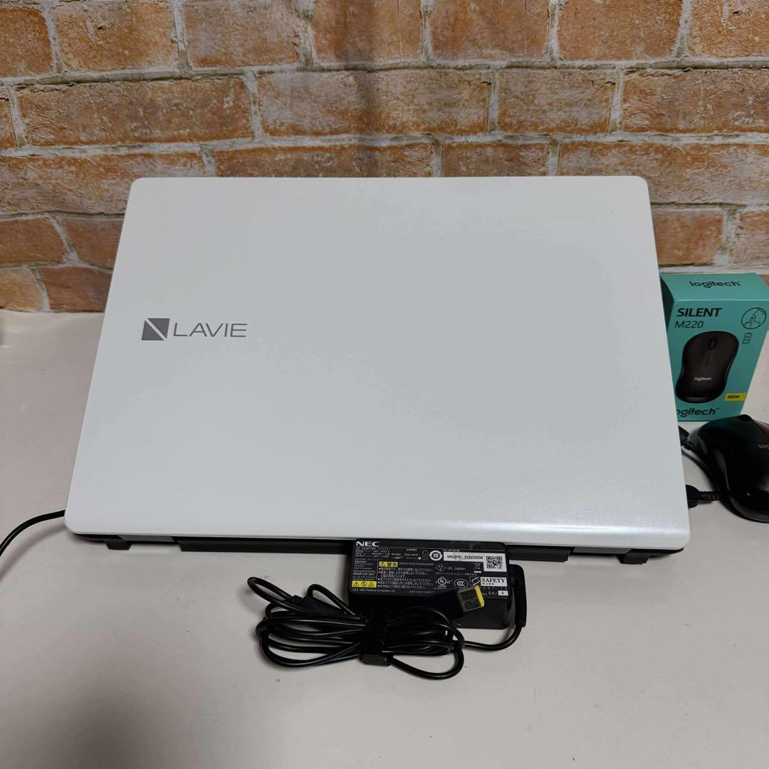 NECノート PC ホワイトSSD128GB Windows 11 オフィス付