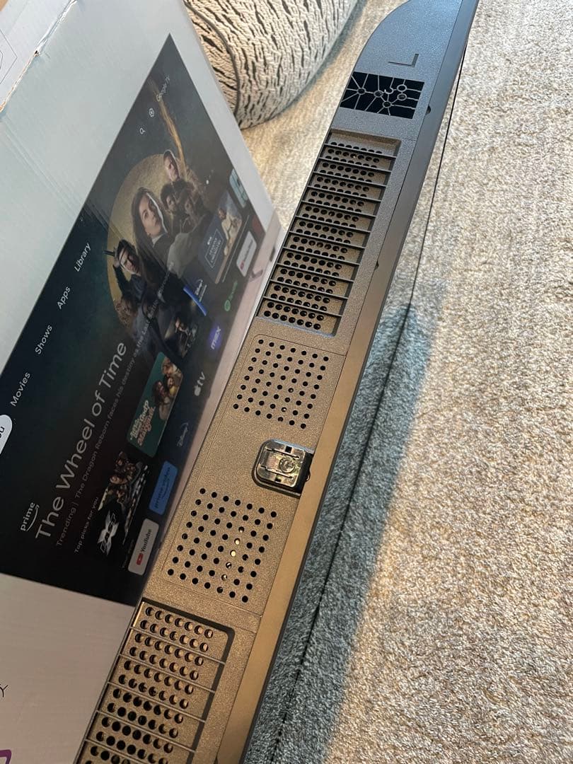 チューナーレステレビ43V型 4KGoogleTV HDR10対応 新品