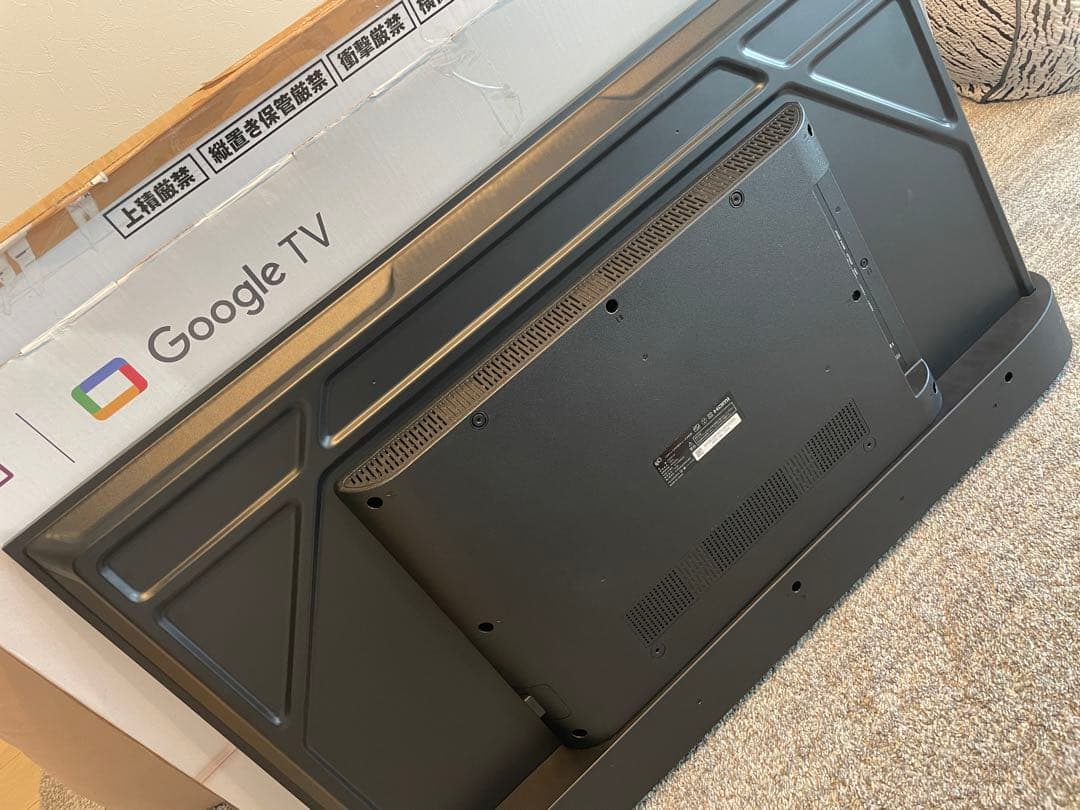 チューナーレステレビ43V型 4KGoogleTV HDR10対応 新品