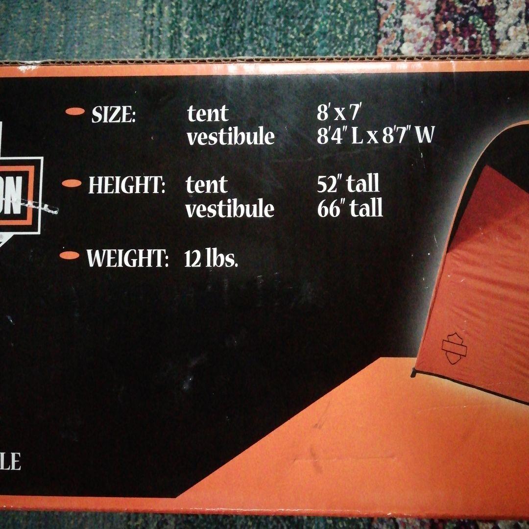 ハーレーダビットソン純正ドーム型テント　未使用品