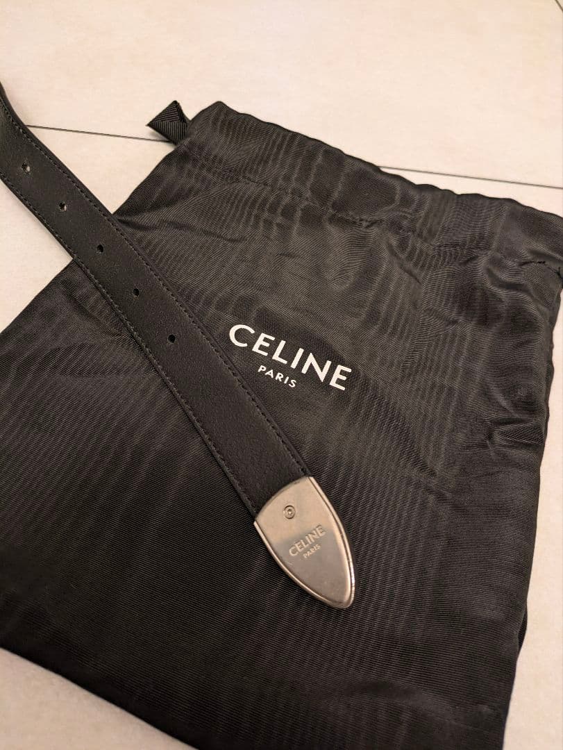CELINE ウエスタンベルト サイズ90　黒