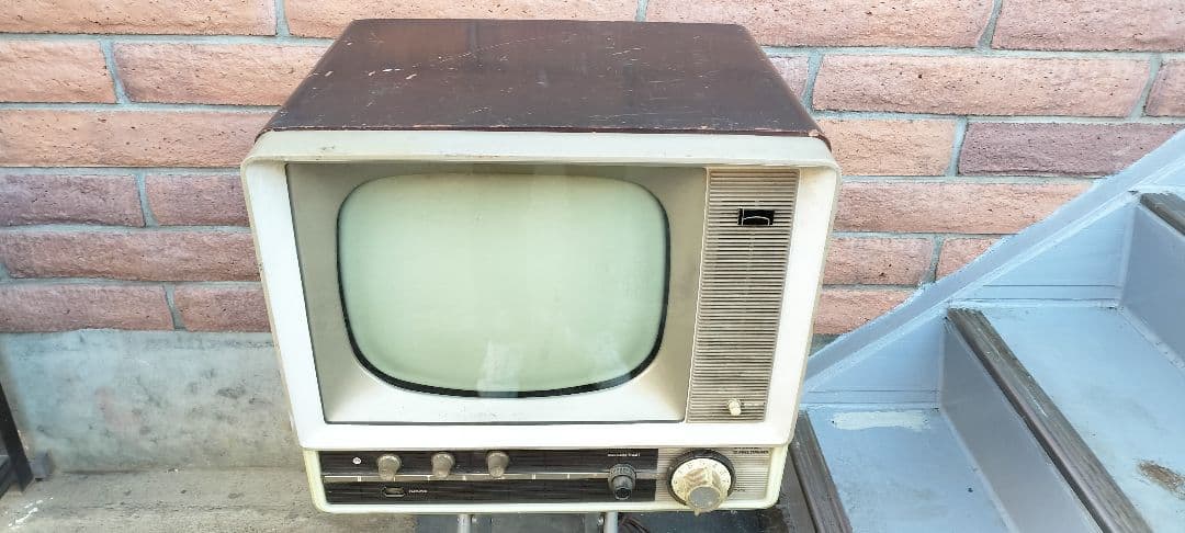日立製　昭和レトロ　ブラウン管テレビ