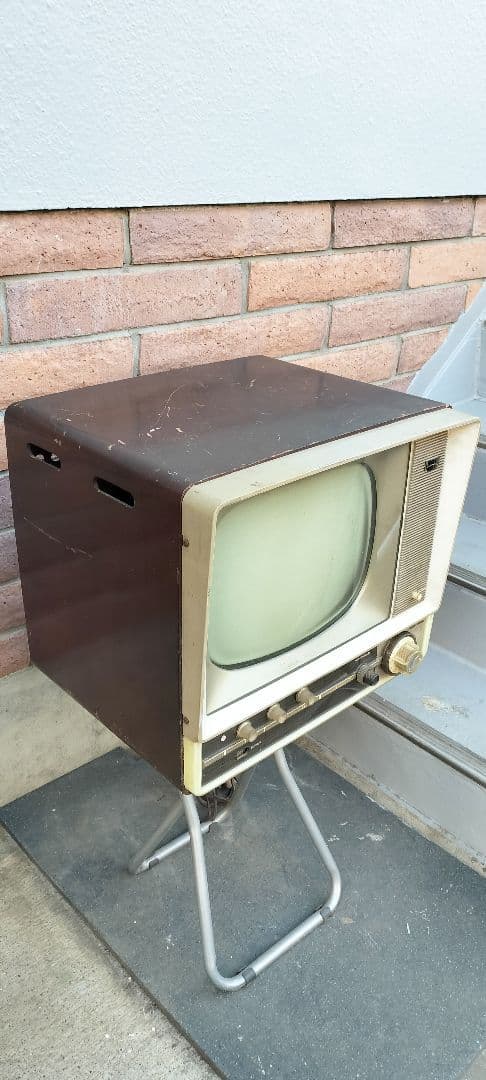 日立製　昭和レトロ　ブラウン管テレビ