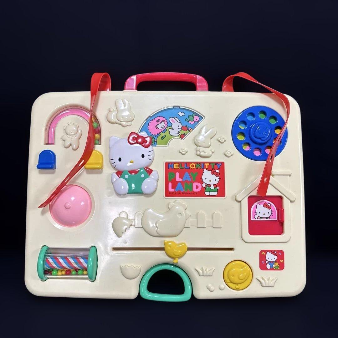 未使用ハローキティおあそびランド オルゴール付き 1991年当時物レア廃盤