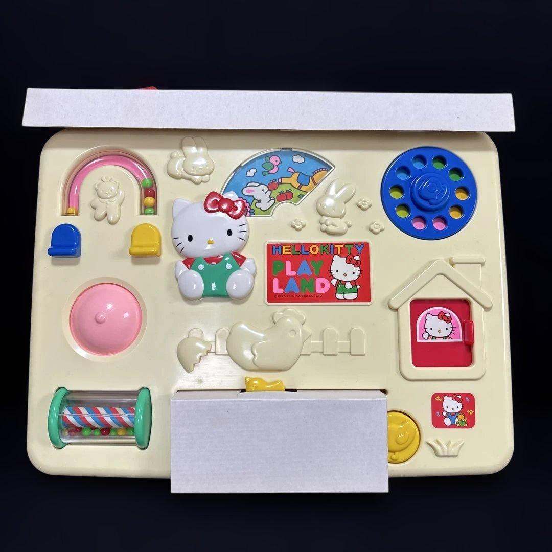 未使用ハローキティおあそびランド オルゴール付き 1991年当時物レア廃盤