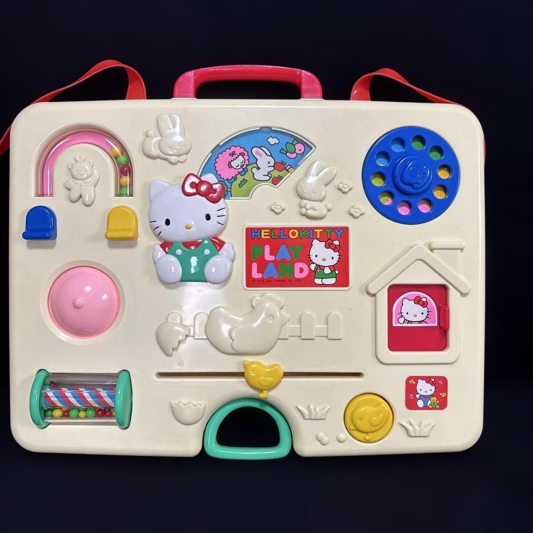 未使用ハローキティおあそびランド オルゴール付き 1991年当時物レア廃盤