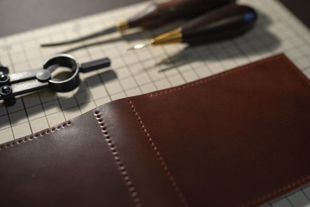 【早い者勝ち1点のみ値下げ】HORWEEN シェルコードバン　マネークリップ