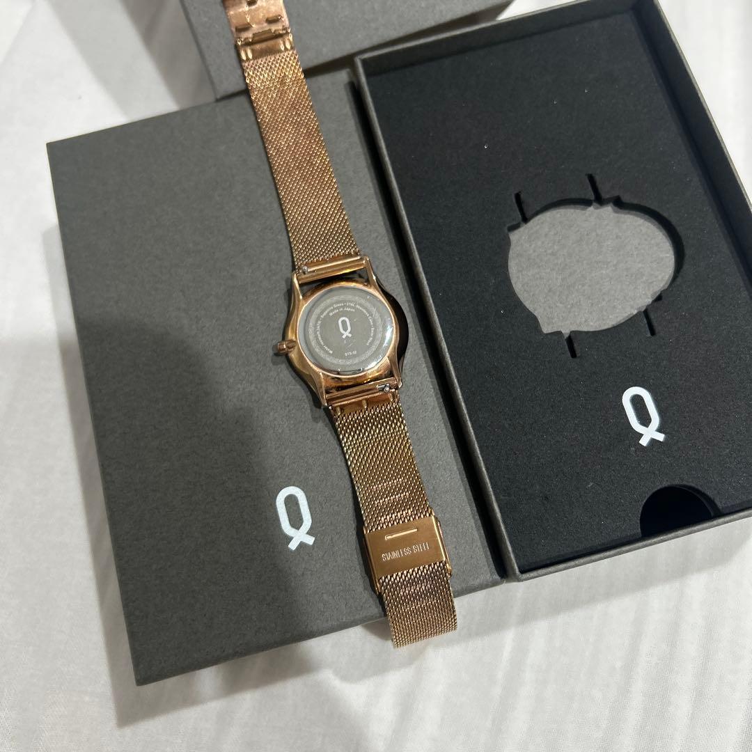 knot ピンクゴールド　ソーラーウォッチ