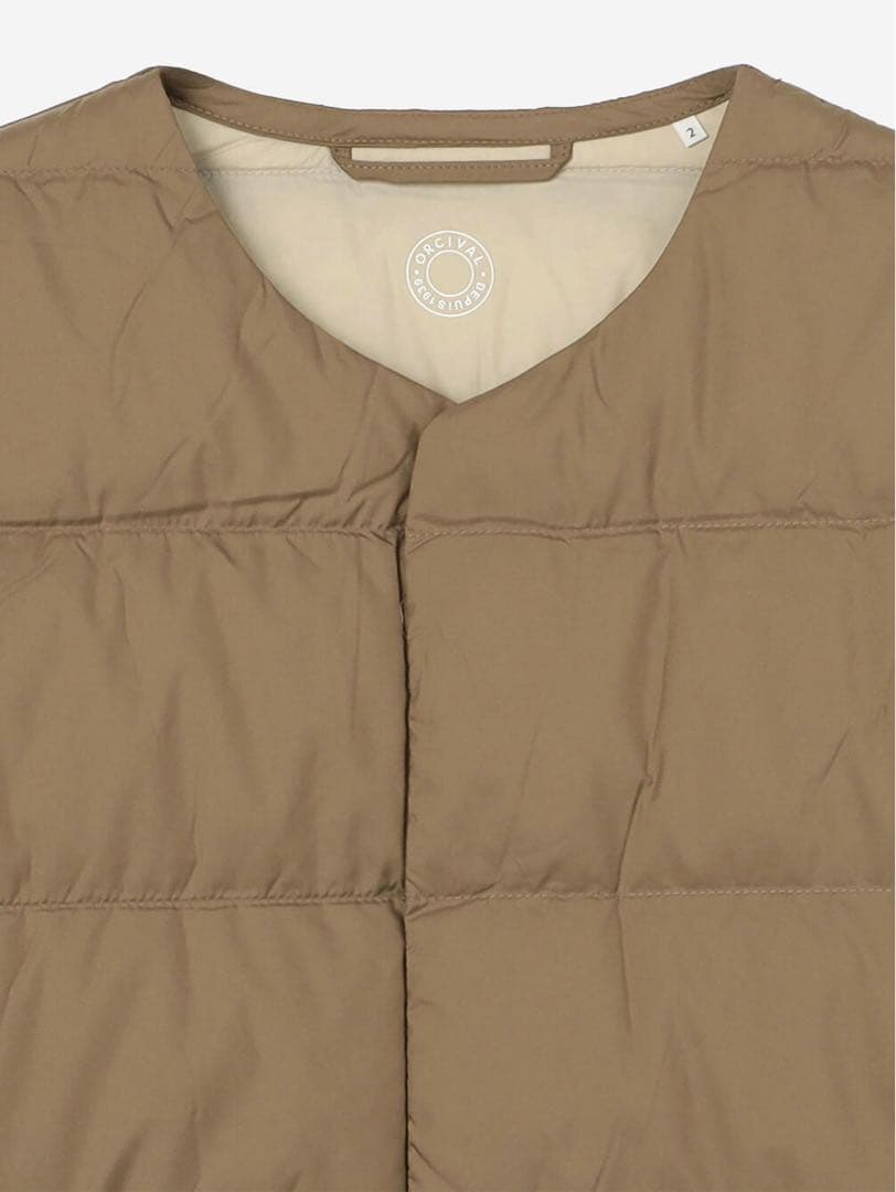 ORCIVAL カラーレス ライトダウンコート WOMEN ベージュ