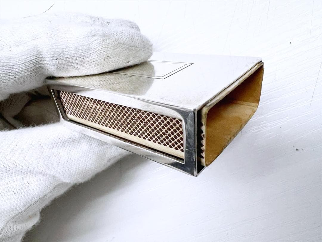 レア　HERMES　エルメス　SV925　マッチケース　マッチカバー　シルバー