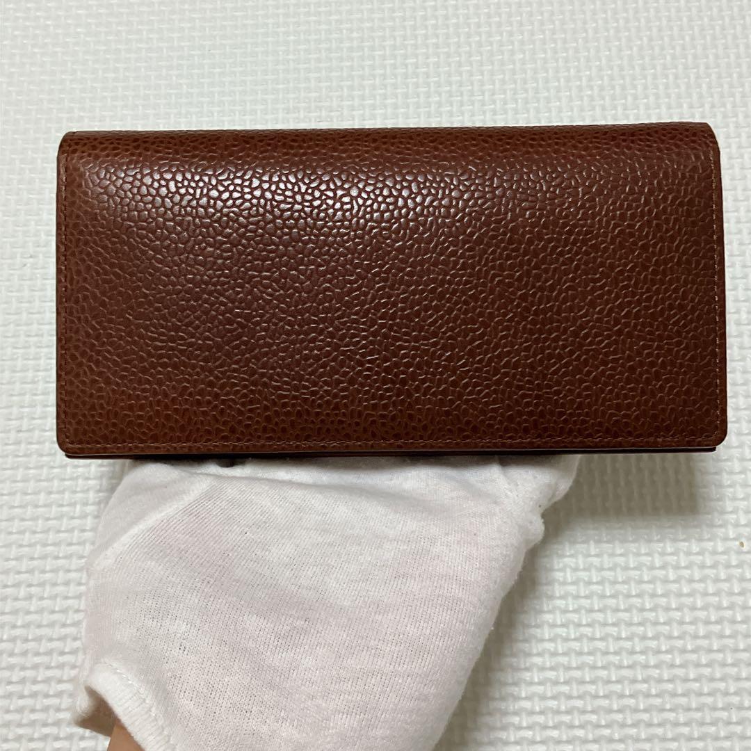 ・未使用GANZO ガンゾ レザー長財布 WGAN GD 小銭入れ付き　ブラウン