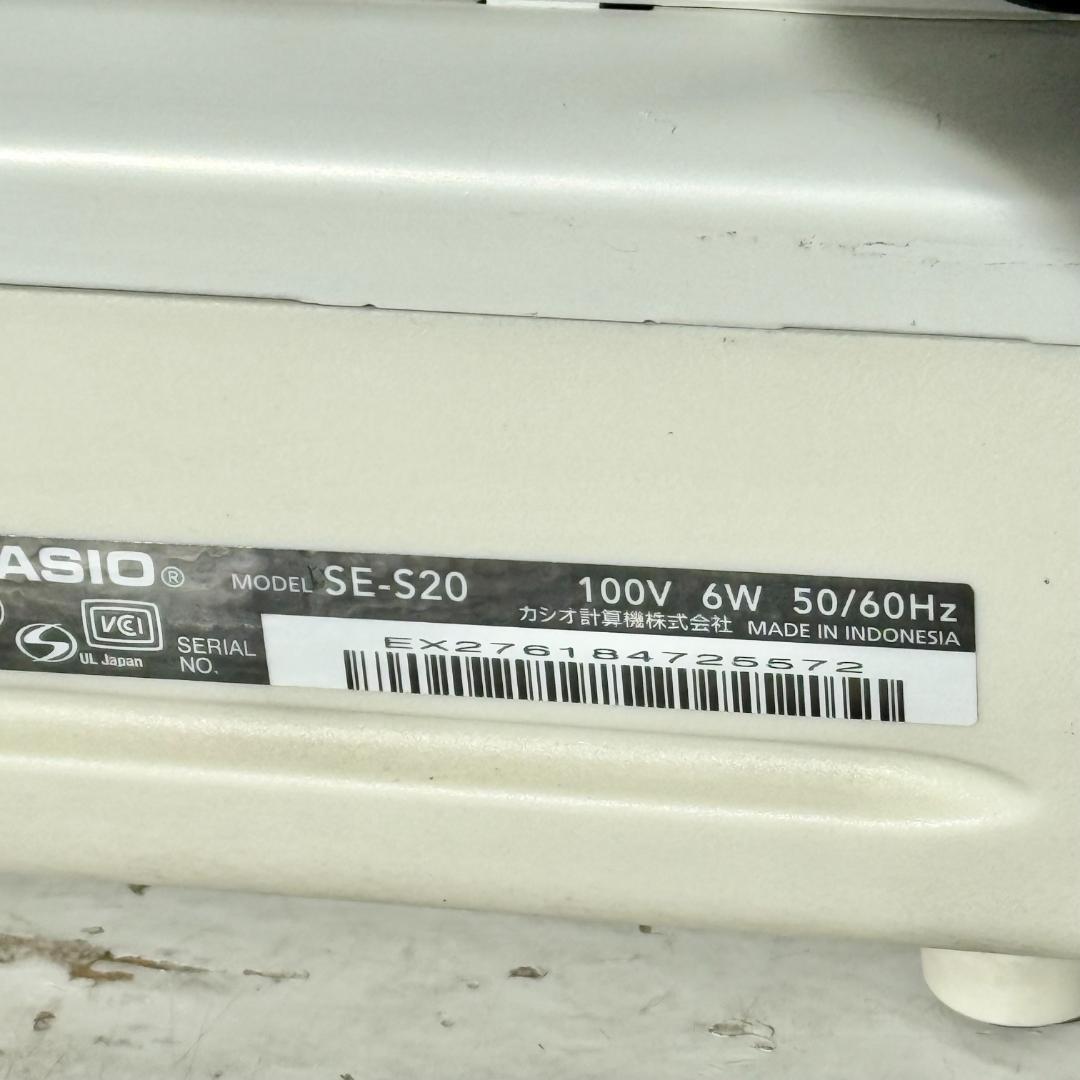 訳あり！CASIO 電子レジスター SE-S20