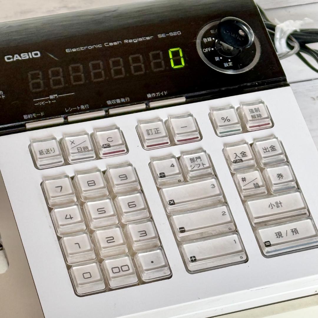 訳あり！CASIO 電子レジスター SE-S20