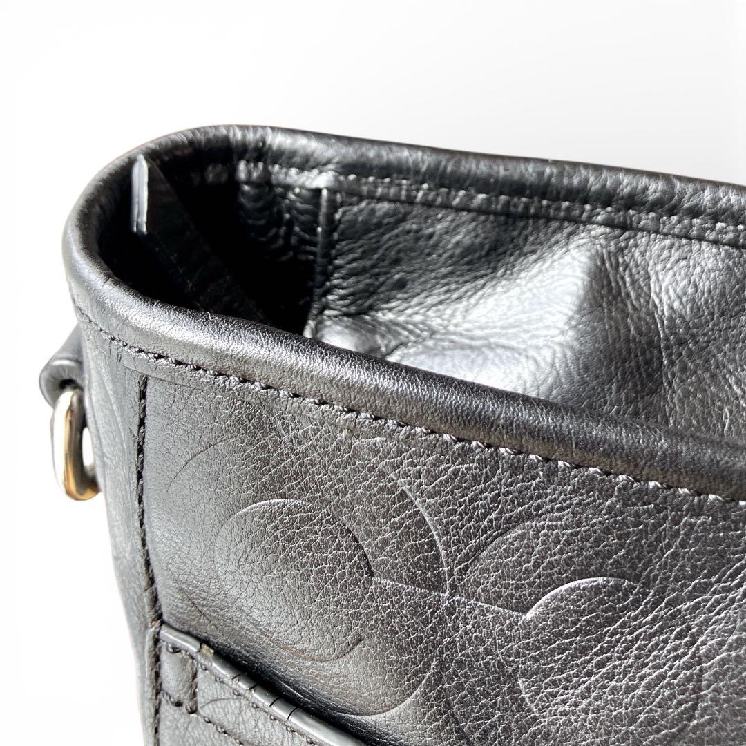 【美品】COACH コーチ70253 オプアートビジネスバッグ　2way A4