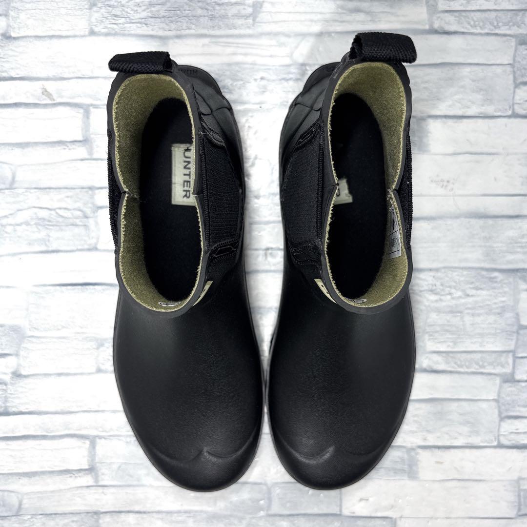 ✨美品✨ハンター ノリスチェルシーブーツ レインブーツ ブラック 24cm