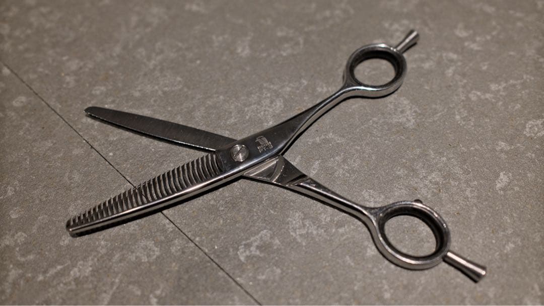 UCHIYAMA セニングシザー PT-3（25〜30%） 6.5インチ木箱付き