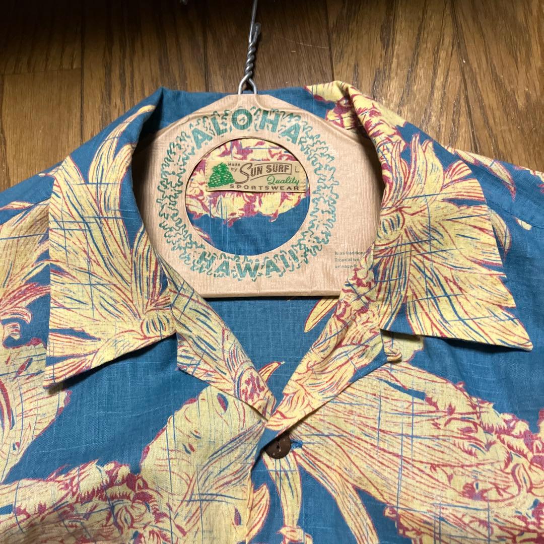 サンサーフ　コットン　アロハ　サイズ L
