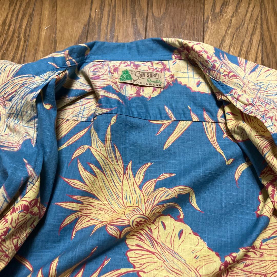 サンサーフ　コットン　アロハ　サイズ L