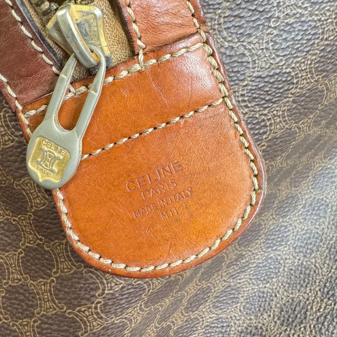CELINEセリーヌ　マカダム柄　ボストンバッグ