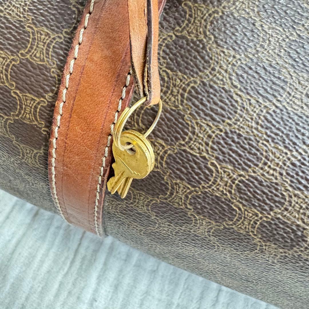 CELINEセリーヌ　マカダム柄　ボストンバッグ