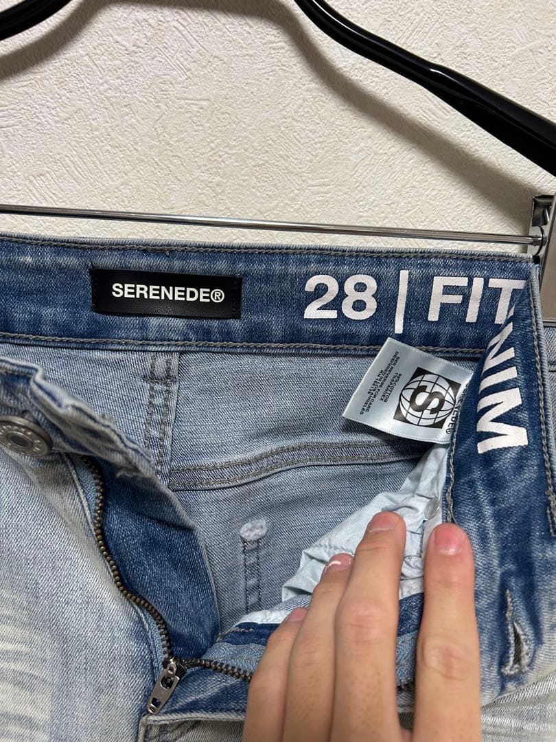 SERENEDE ダメージ加工デニム 28 日本入手不可