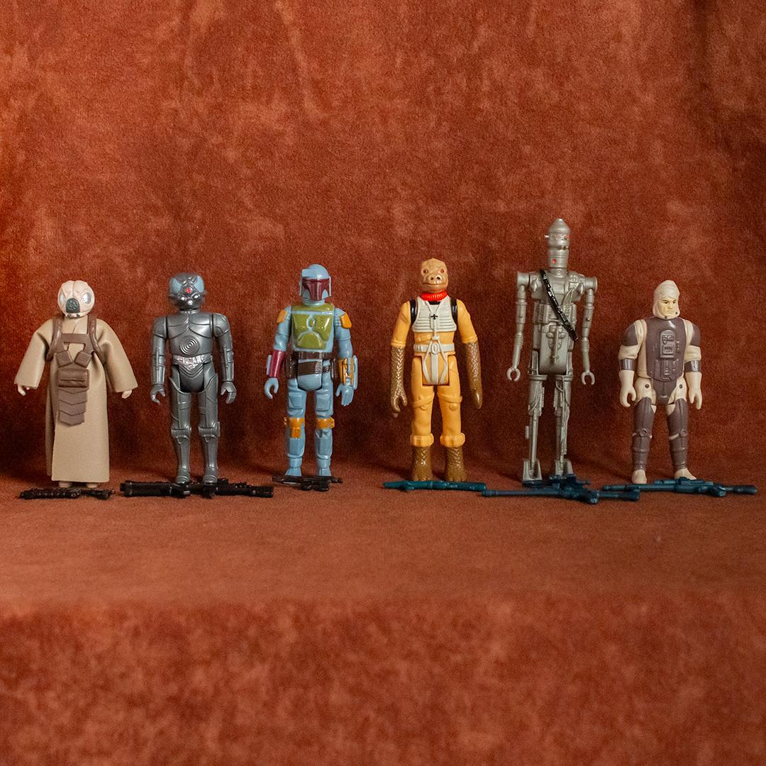 波*エ様 Hasbro RETRO　賞金稼ぎ6体セット　ボバ・フェットほか