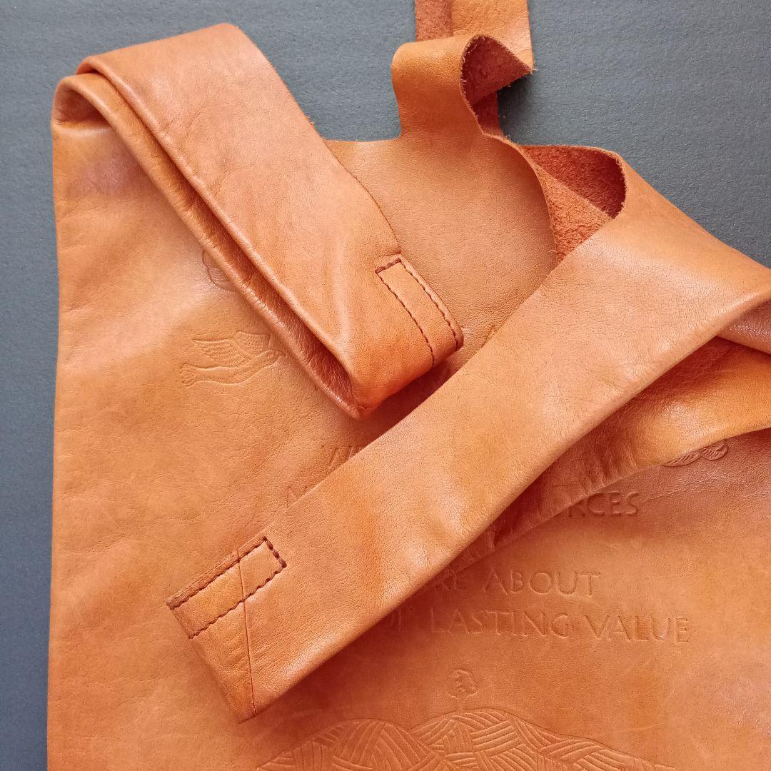 genten エコバッグ型レザーバッグ