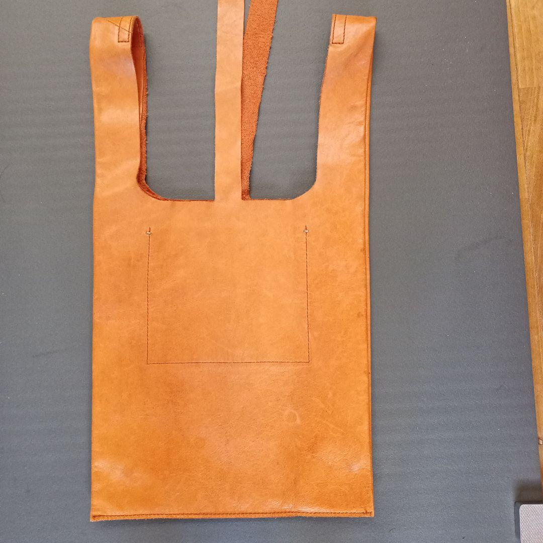 genten エコバッグ型レザーバッグ