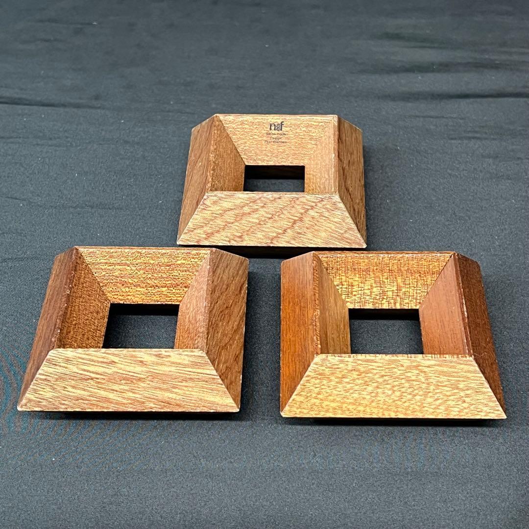 ネフ社　Naef　ダイアモンド　くるみ　ウォルナッツ 積み木 スイス製