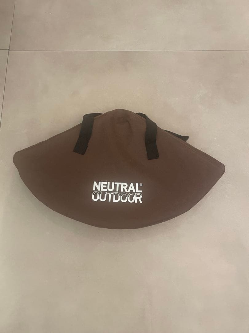 ニュートラルアウトドア バンブーラウンドテーブルミニ