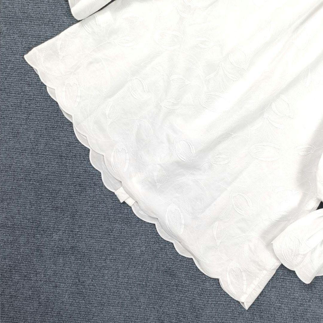 Drawer 25SS フラワーエンブロイダリーブラウス ギャザー フリル 刺繍