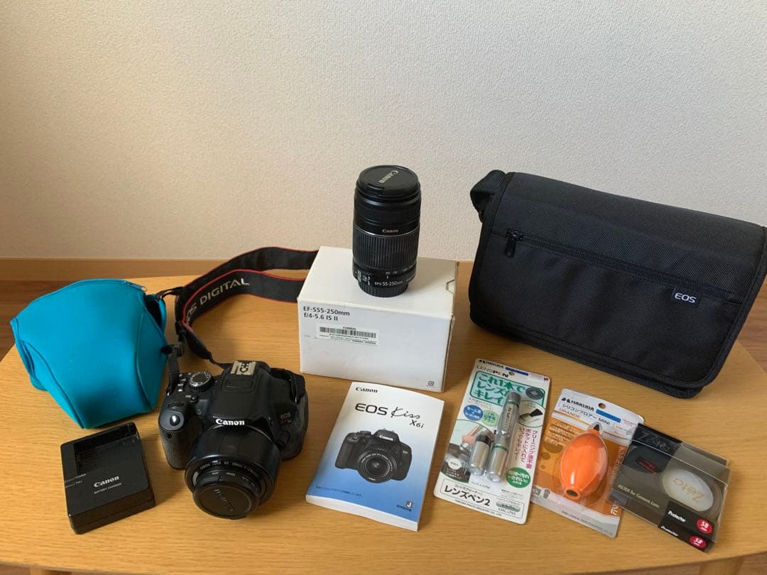 フィルムカメラ Canon EOS Kiss X6i EF28mm EF-S55-250mm