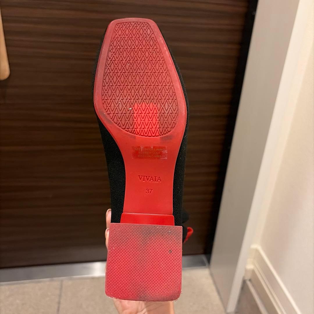 VIVAIA ビバイア Regina Pro ブーツEU37 23.5㎝ 黒 赤