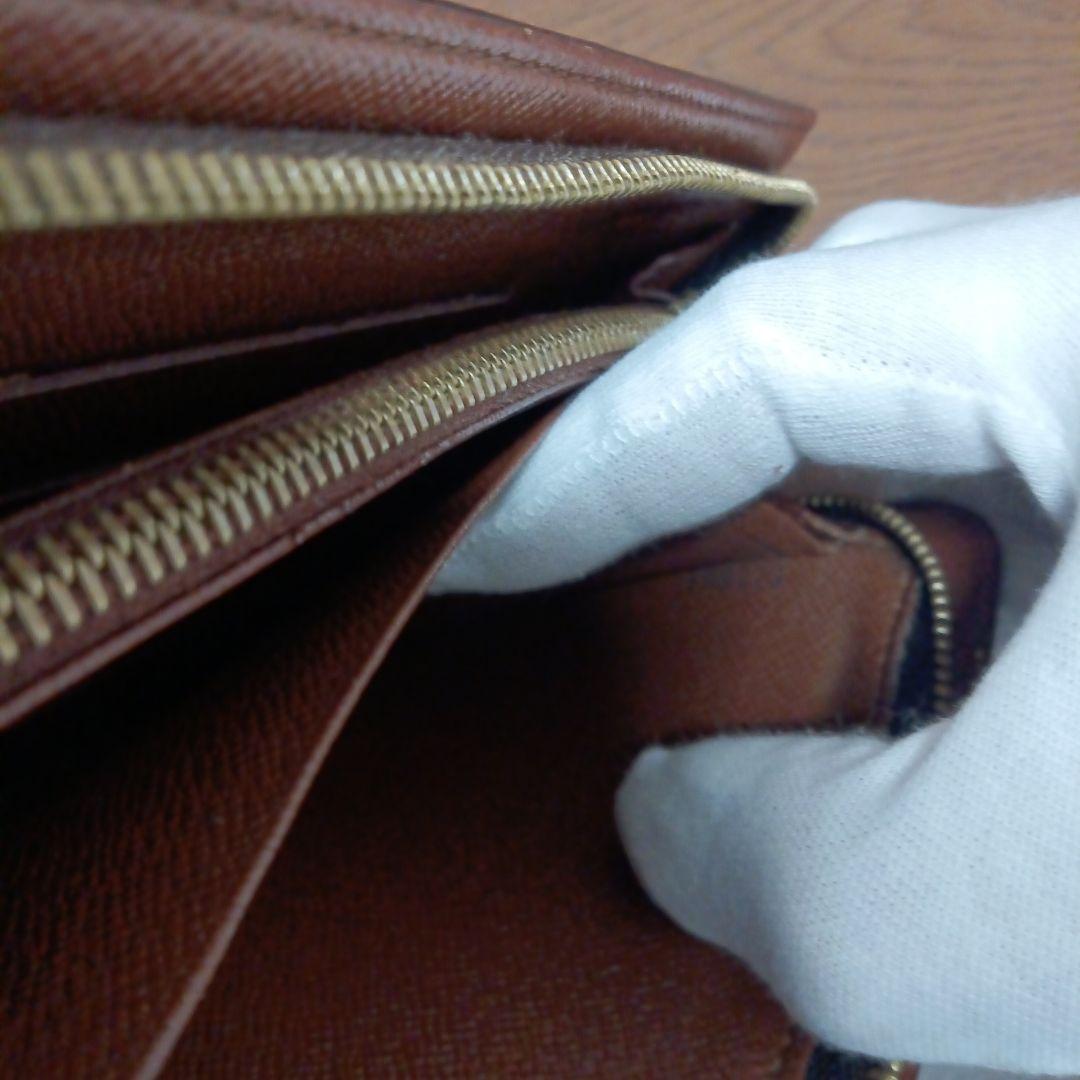 ルイ・ヴィトン。美品モノグラム、ポルトモネ、ジップ長財布