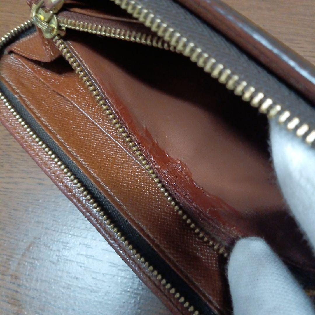 ルイ・ヴィトン。美品モノグラム、ポルトモネ、ジップ長財布