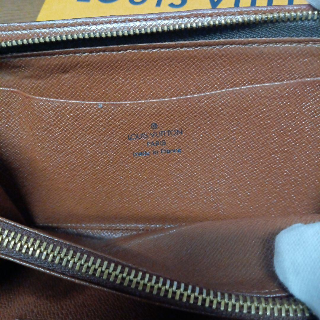 ルイ・ヴィトン。美品モノグラム、ポルトモネ、ジップ長財布