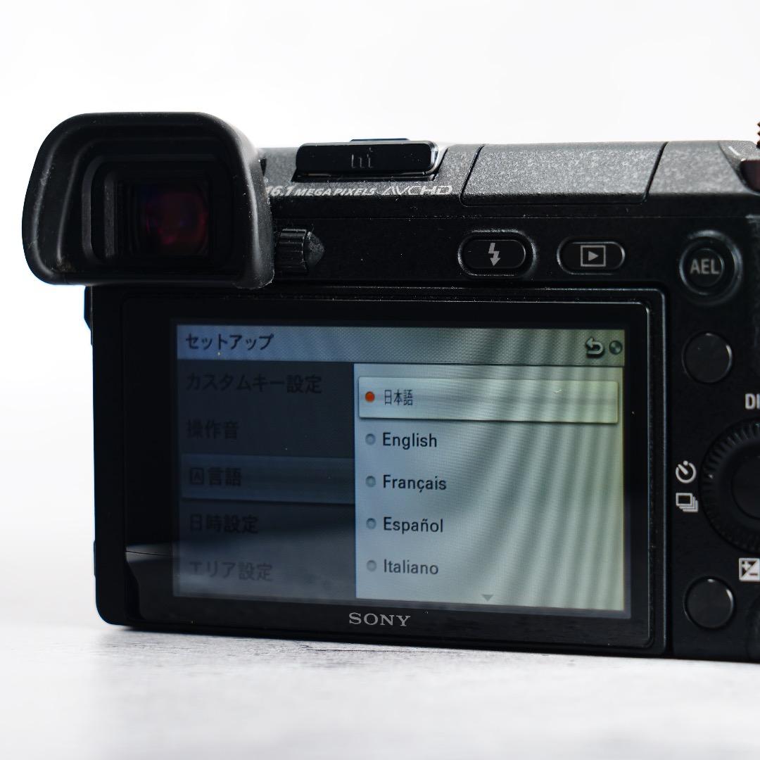 SONY NEX-6L完動品◆3088回◆64GB付◆即戦力フルセット