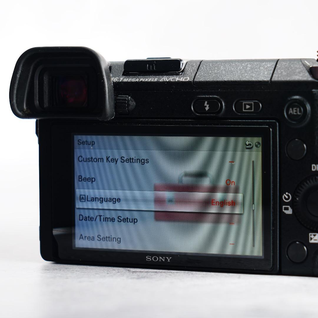 SONY NEX-6L完動品◆3088回◆64GB付◆即戦力フルセット