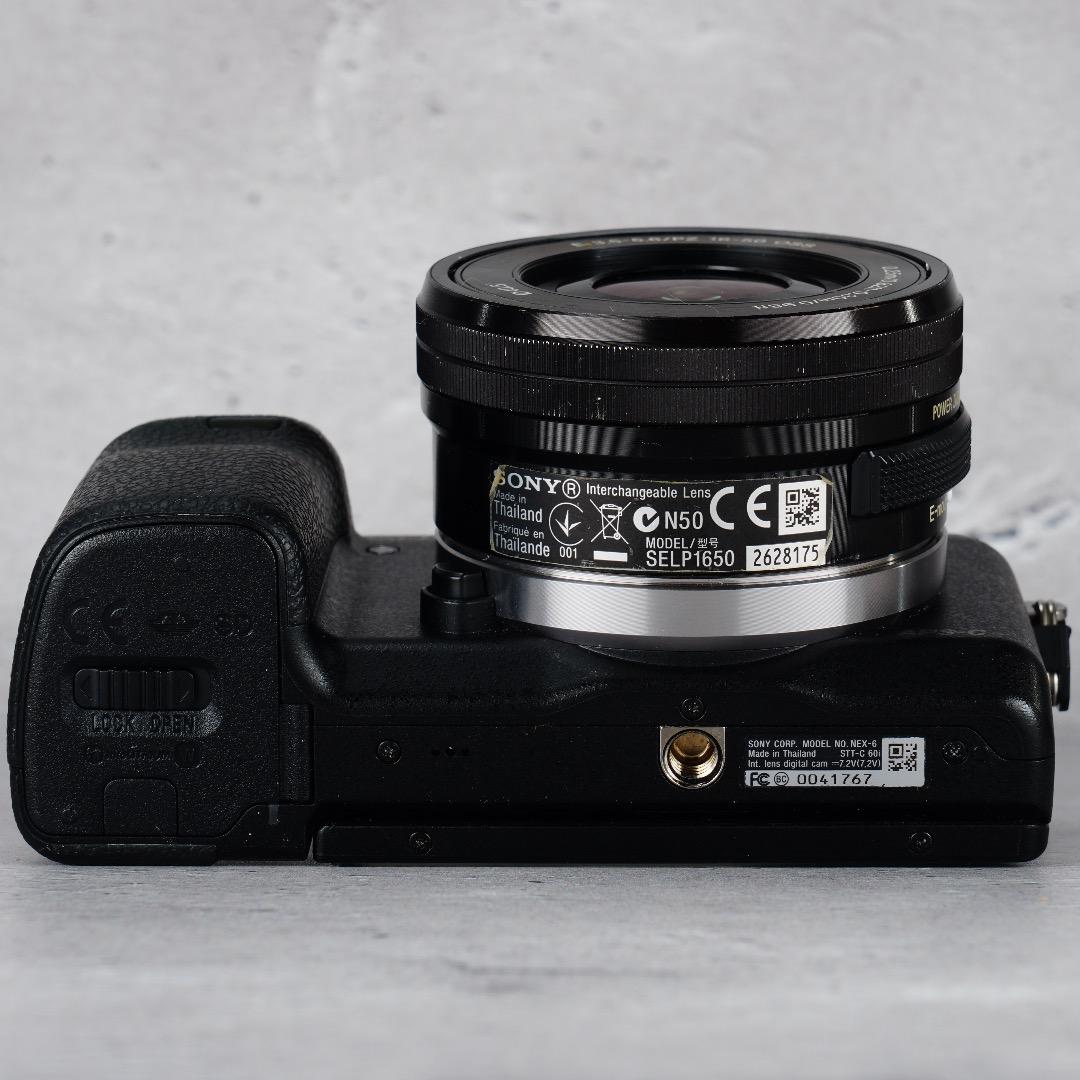SONY NEX-6L完動品◆3088回◆64GB付◆即戦力フルセット