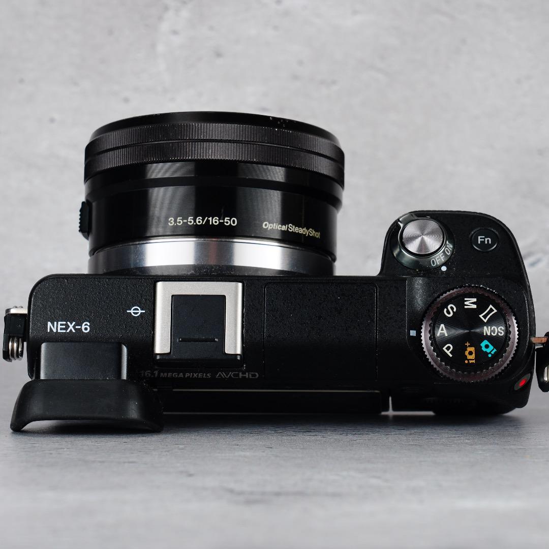 SONY NEX-6L完動品◆3088回◆64GB付◆即戦力フルセット