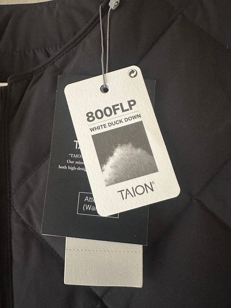 ★新品【TAION×UNFILO 】キルティングダウンジレ M