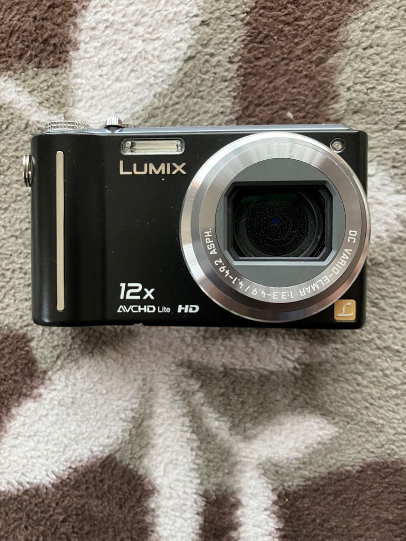 【動作確認済】Panasonic LUMIXコンパクトデジタルカメラ 黒ブラック