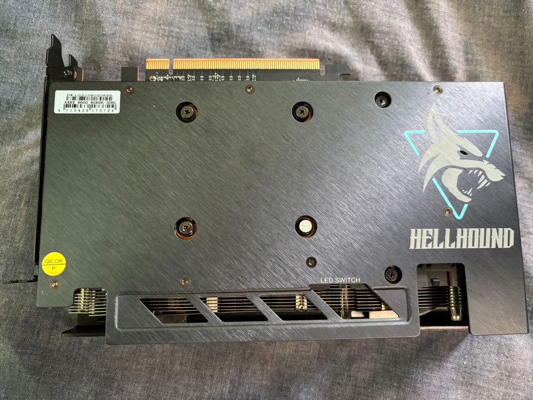 グラフィックボード・グラボ・ビデオカード hellhound AMD Radeon RX6600 8GB